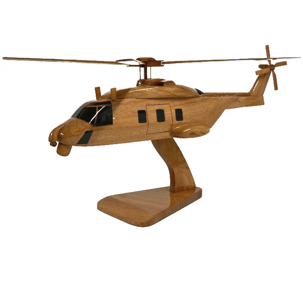 NHIndustries NH 90 Italian French Spanish German Army Military Helicopter Wooden Desktop Model