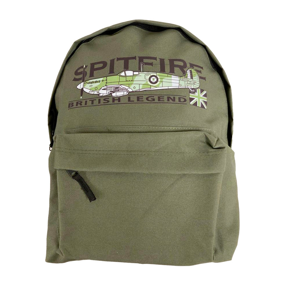 Supermarine Spitfire RAF WW2 Battle Of Britain Aircraft Backpack