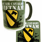1st Air Cavalry Division US Army Vietnam Mug Coaster