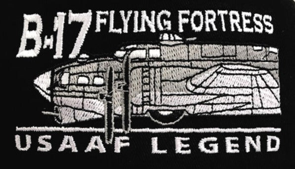 B 17 Flying Fortress USAF RAF WW2 Four Engine Heavy Bomber Aircraft Embroidered Green Black Adjustable Baseball Cap