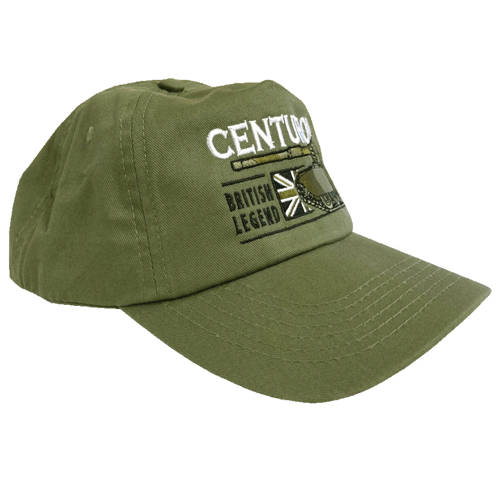 Centurion British Army Main Battle Tank Embroidered Black Green Adjustable Baseball Cap