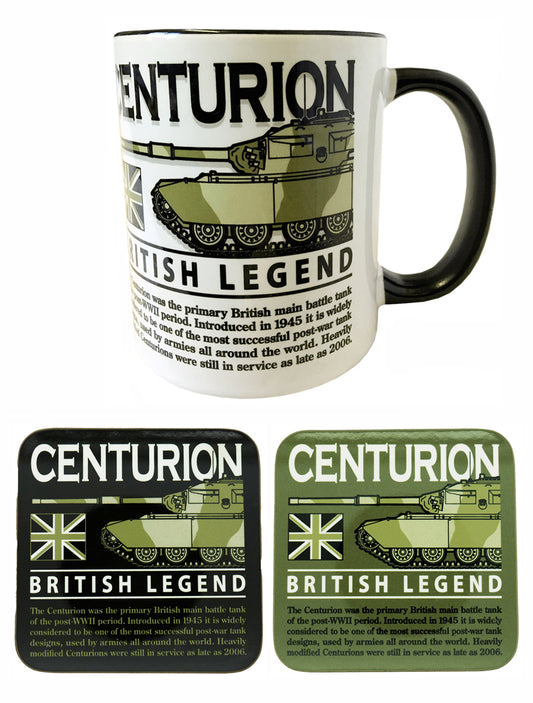 Centurion British Army Main Battle Tank Mug Coaster