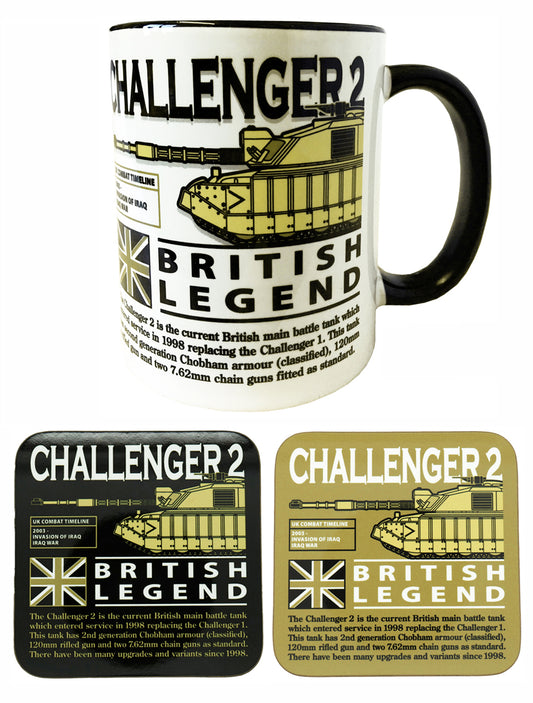 FV4034 Challenger 2 British Army Main Battle Tank Mug Coaster