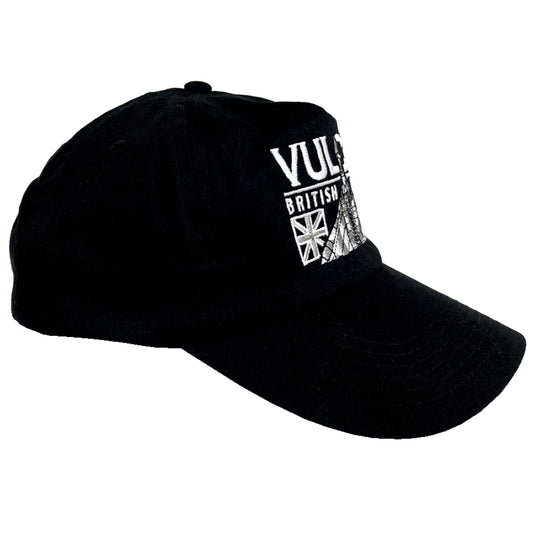 Avro Vulcan RAF High Altitude Strategic Bomber Aircraft Embroidered Black Green Adjustable Baseball Cap