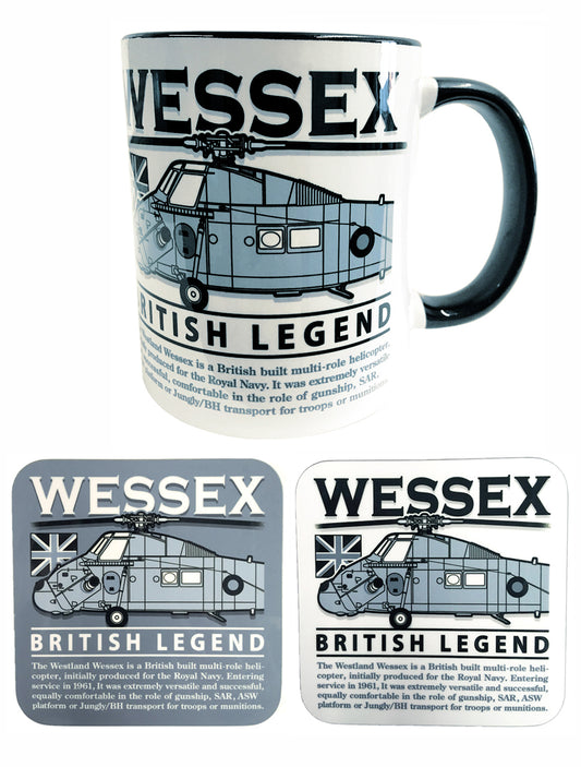 Westland Wessex RN RAF RAN Helicopter Mug Coaster