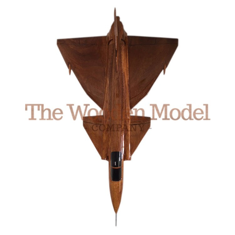 SAAB VIGGEN SWEDISH MILITARY JET DESKTOP MODEL AIRCRAFT.