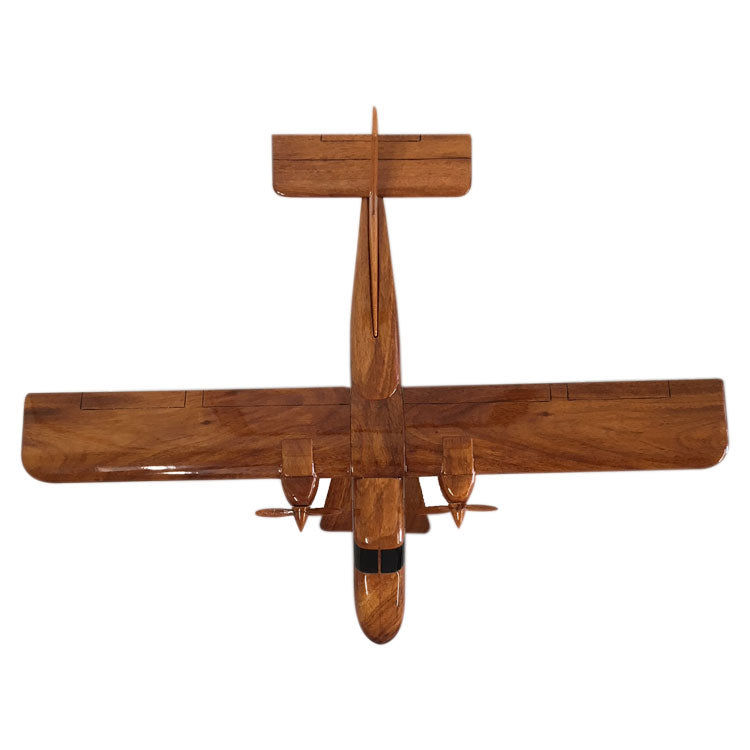 Britten-Norman Defender RAF Transport Aircraft Wooden Desktop Model
