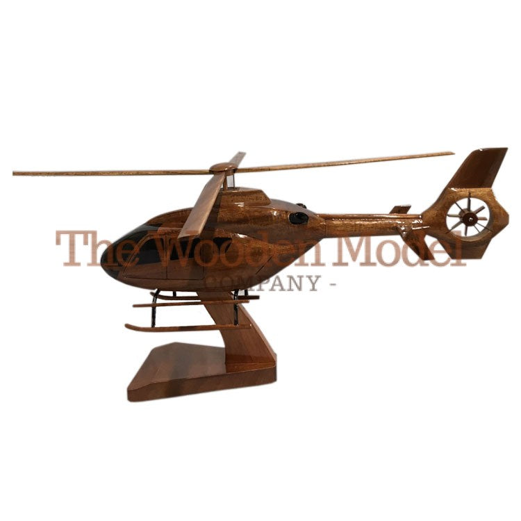 Eurocopter EC135 Airbus Helicopter H135 Wooden Desktop Model