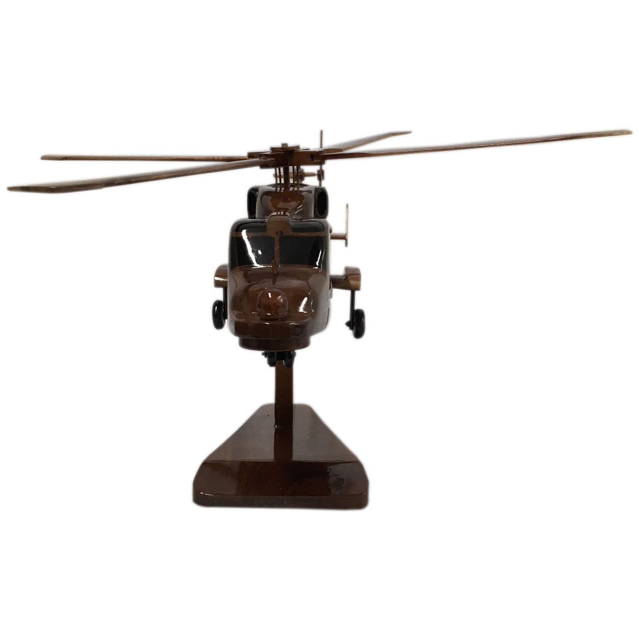 AgustaWestland Leonardo AW159 Wildcat Royal Navy Helicopter Wooden Desktop Model