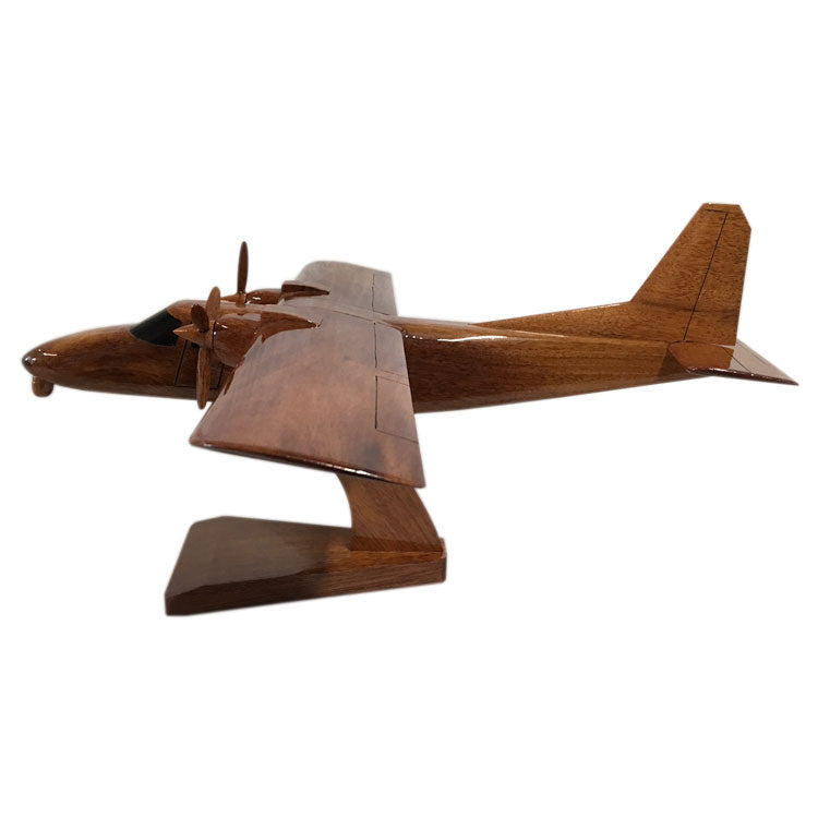 Britten-Norman Defender RAF Transport Aircraft Wooden Desktop Model