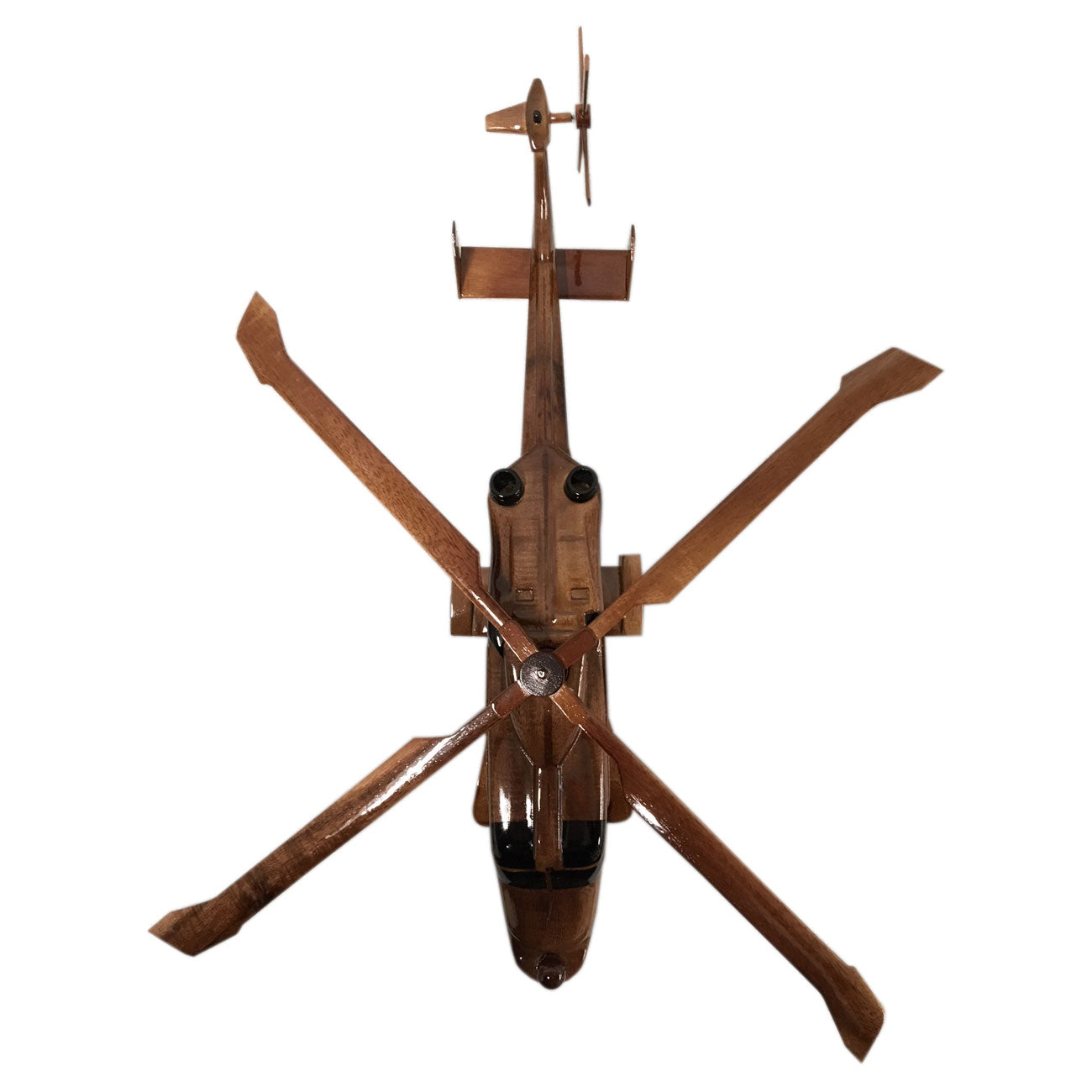 AgustaWestland Leonardo AW159 Wildcat Royal Navy Helicopter Wooden Desktop Model