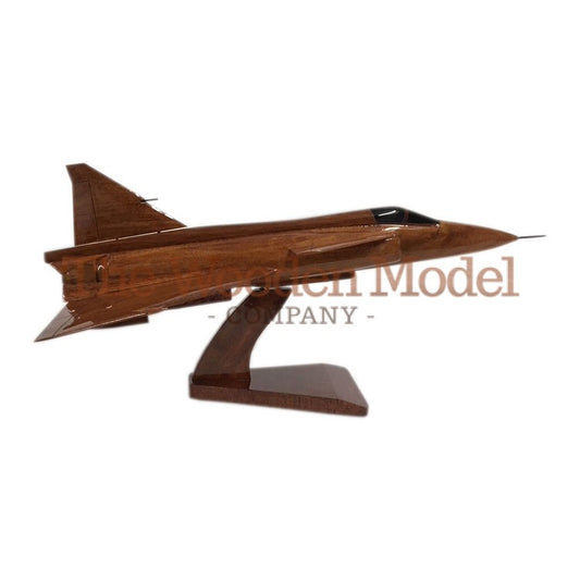 SAAB VIGGEN SWEDISH MILITARY JET DESKTOP MODEL AIRCRAFT.