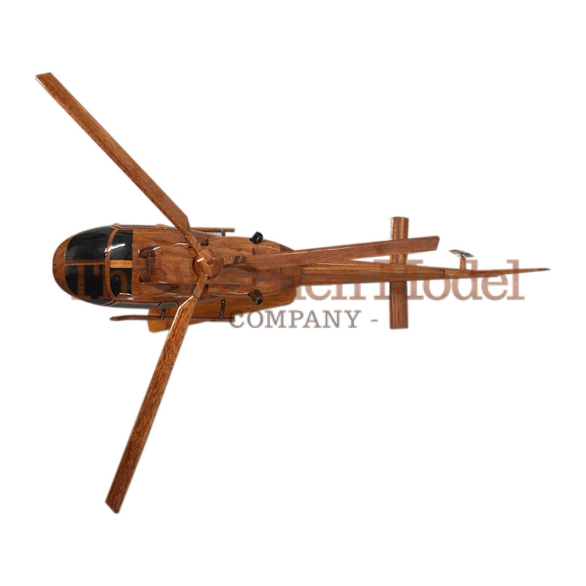 Eurocopter AS355 Airbus Helicopters Twin Squirrel Light Utility Helicopter Wooden Desktop Model