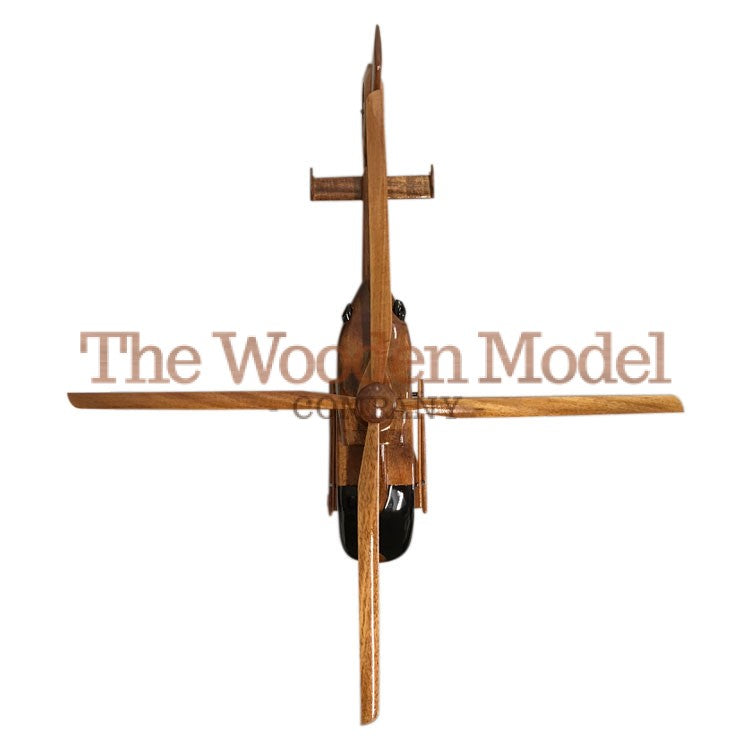 Eurocopter EC135 Airbus Helicopter H135 Wooden Desktop Model