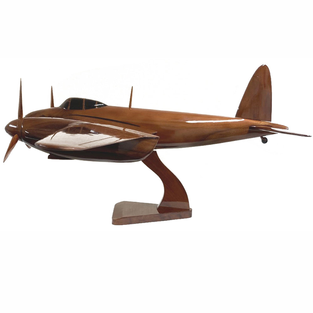 2 Foot de Havilland DH.98 Mosquito RAF/RCAF/RAAF/USAF WW11 Multirole Fighter-Bomber Aircraft Wooden Model.