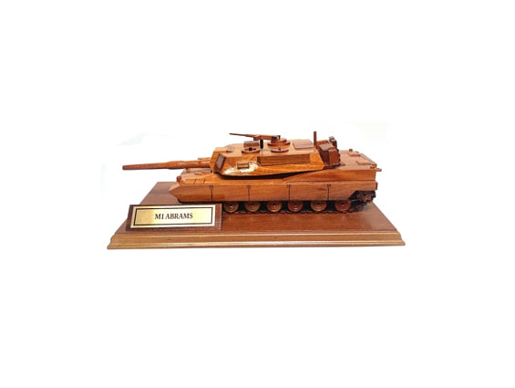 M1A1 Abram on a Wooden Plinth.