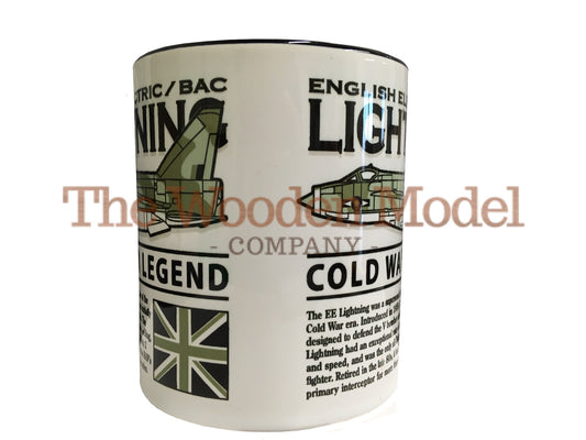 BACs English Electric Lightning RAF RSAF Interceptor Fighter Aircraft Mug