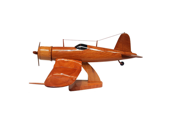 Vought F4U Corsair US Navy US Marine Corps Royal Navy RNZAF WWll Korean War Fighter Aircraft Wooden Desktop Model