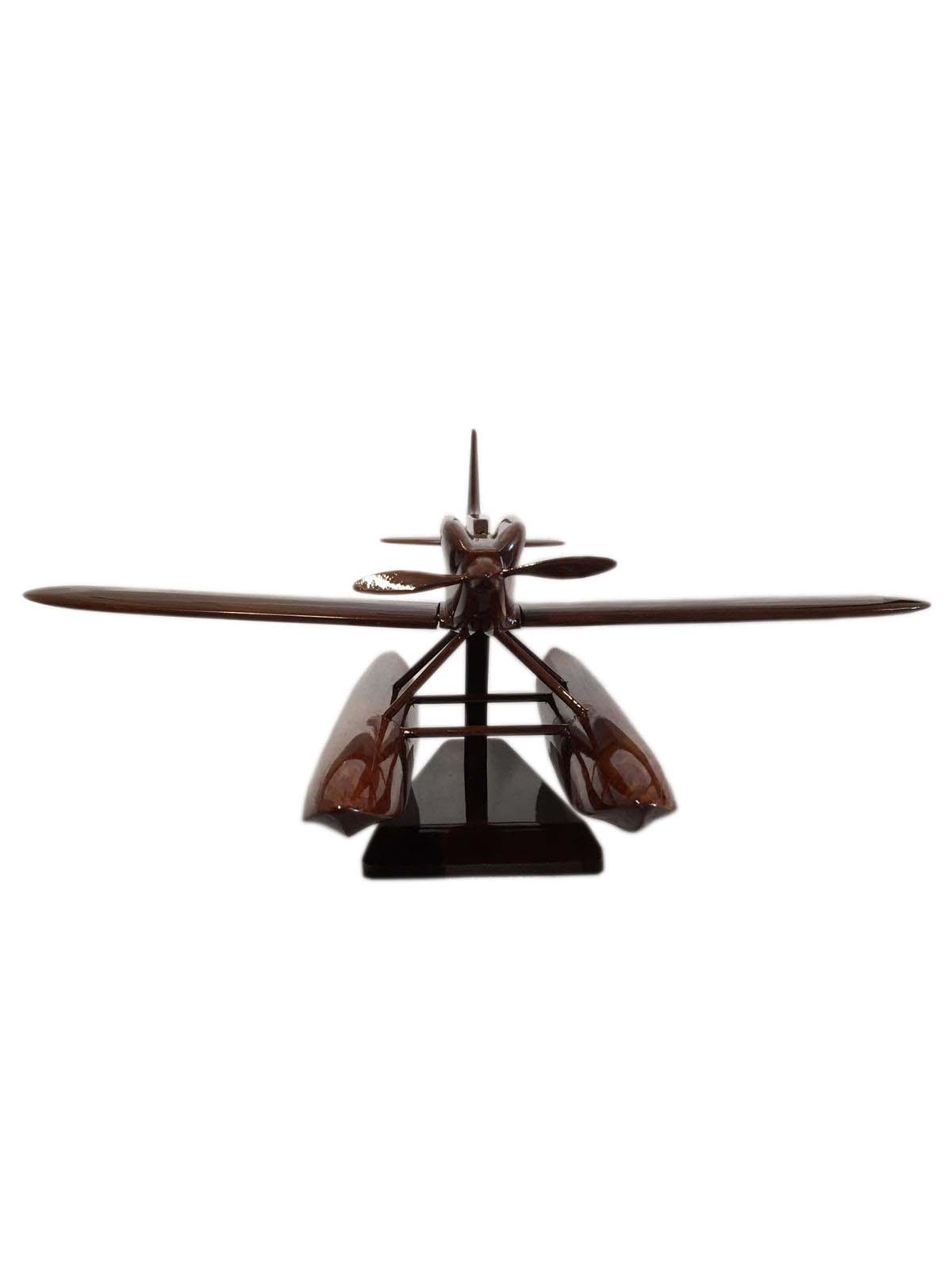 Supermarine S 6B Racing Seaplane British Aircraft Wooden Desktop Model