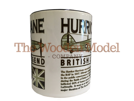 Hawker Hurricane RAF RCAF Royal Navy WW11 Battle Of Britain Fighter Aircraft Mug