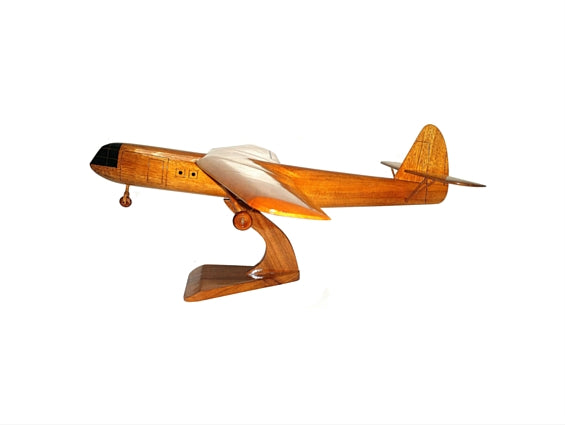 Airspeed AS.51 Horsa WW11 Army Air Corps US Army Royal Canadian Air Force Troop Carrier Cargo Military Glider Aircraft Wooden Desktop Model