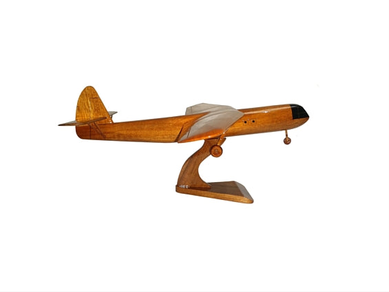 Airspeed AS.51 Horsa WW11 Army Air Corps US Army Royal Canadian Air Force Troop Carrier Cargo Military Glider Aircraft Wooden Desktop Model