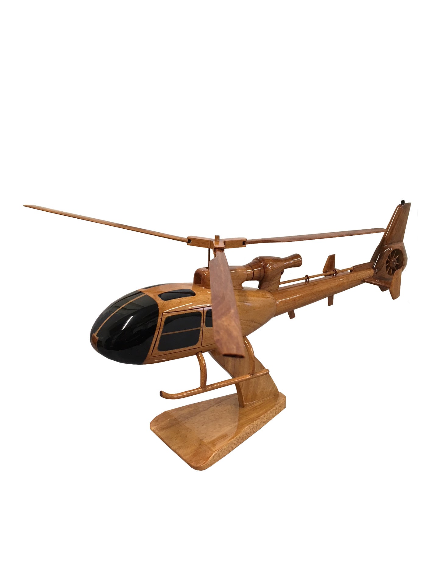 Aérospatiale Westland Gazelle British French Army Egyptian Air Force Utility Armed Helicopter Wooden Desktop Model