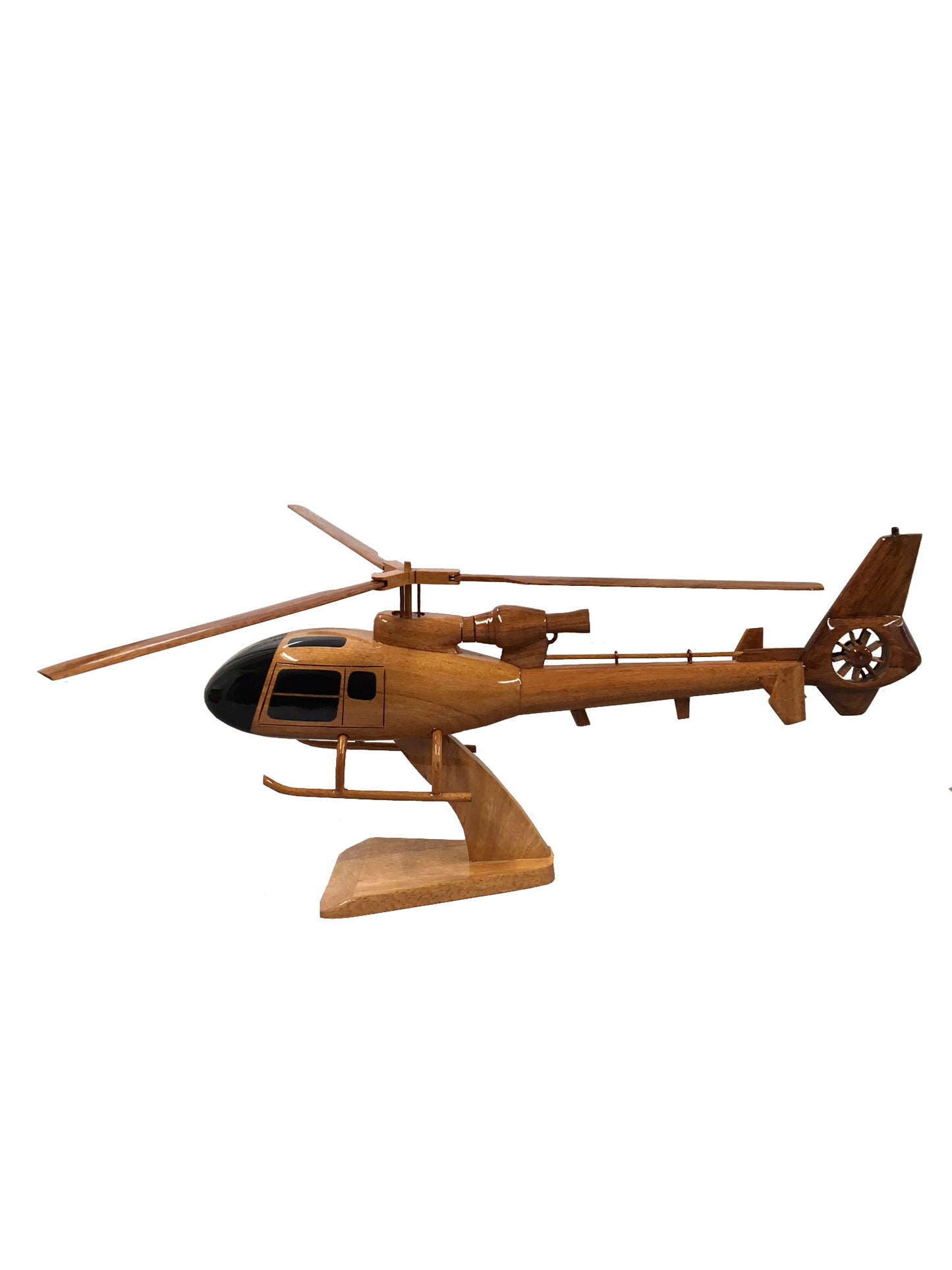 Aérospatiale Westland Gazelle British French Army Egyptian Air Force Utility Armed Helicopter Wooden Desktop Model