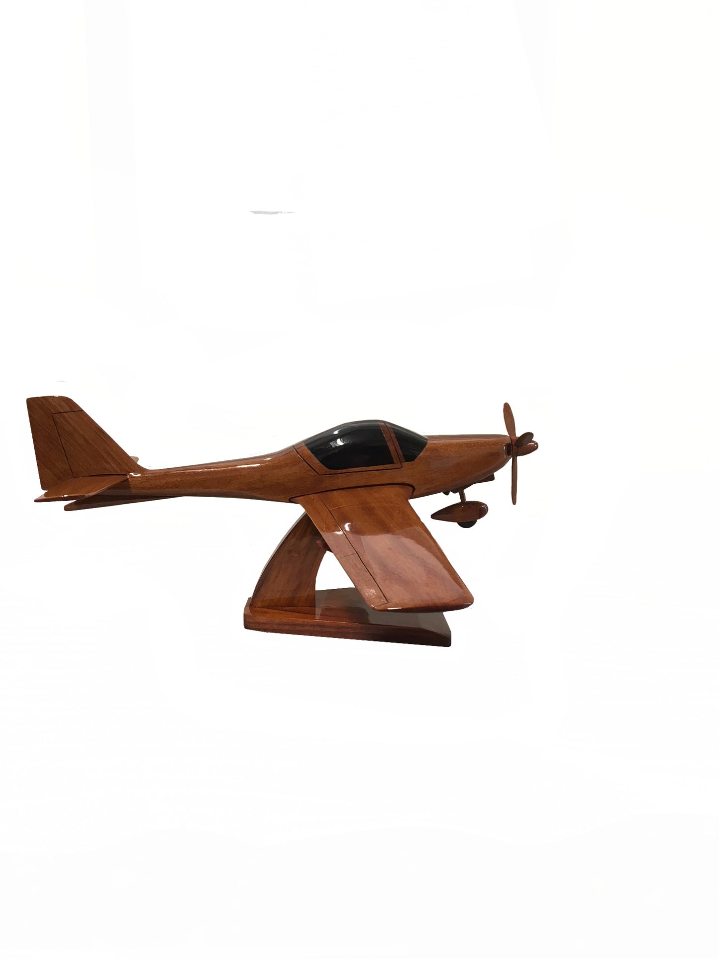 Grob G Tutor 15 Royal Air Force, Royal Navy Training Aircraft Wooden Desktop Model.