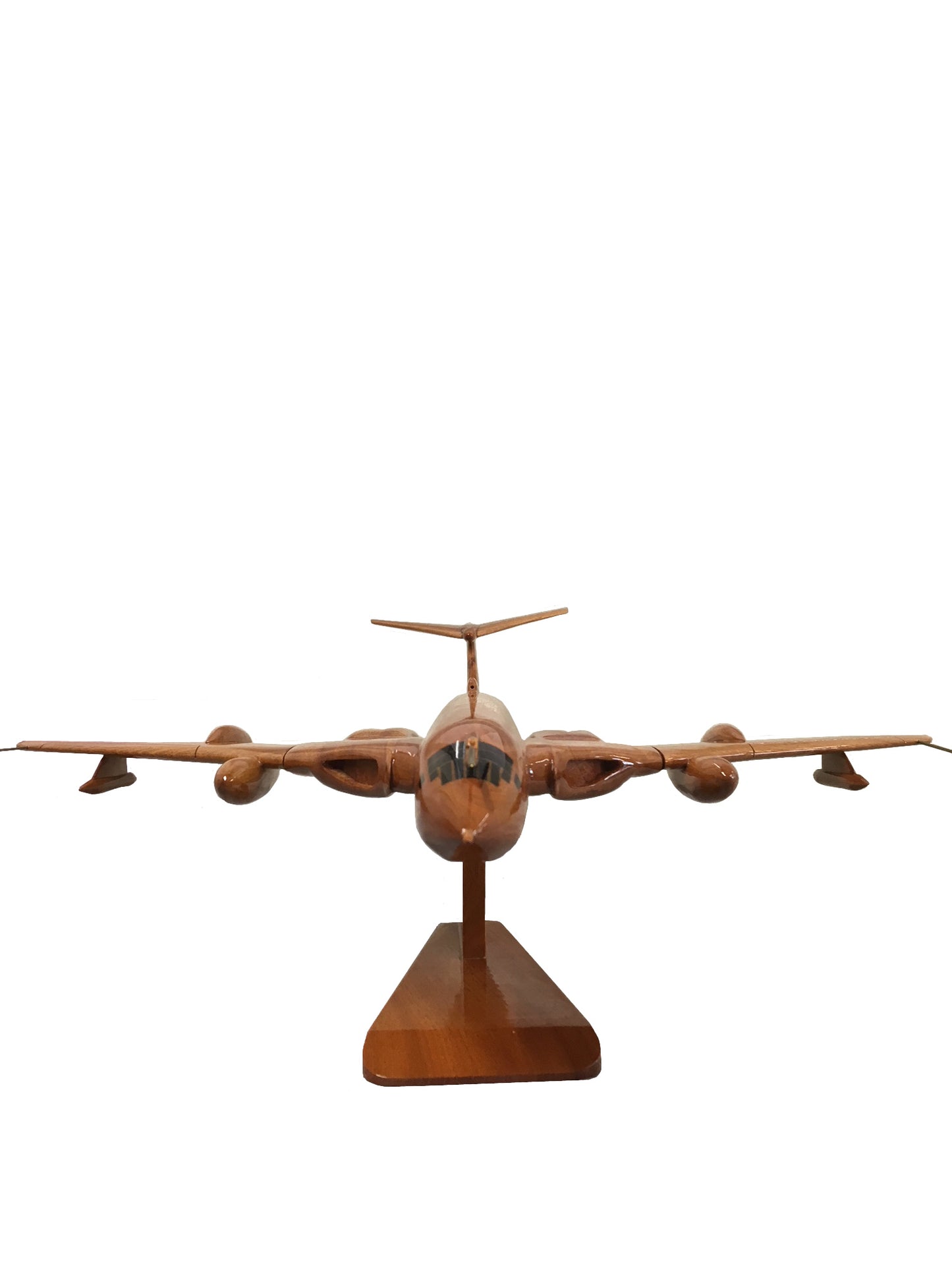 Handley Page Victor RAF Strategic Nuclear Bomber Aerial Refueling Aircraft Wooden Desktop Model