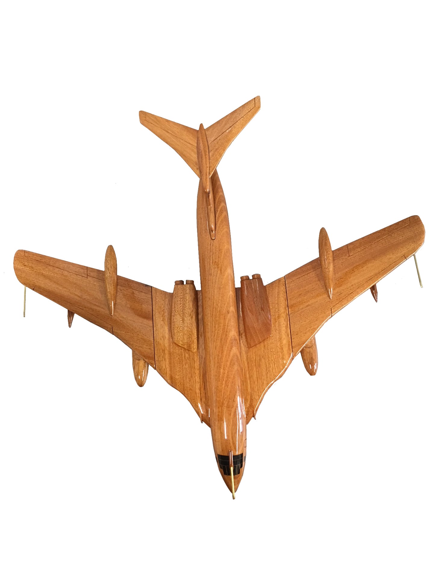 Handley Page Victor RAF Strategic Nuclear Bomber Aerial Refueling Aircraft Wooden Desktop Model