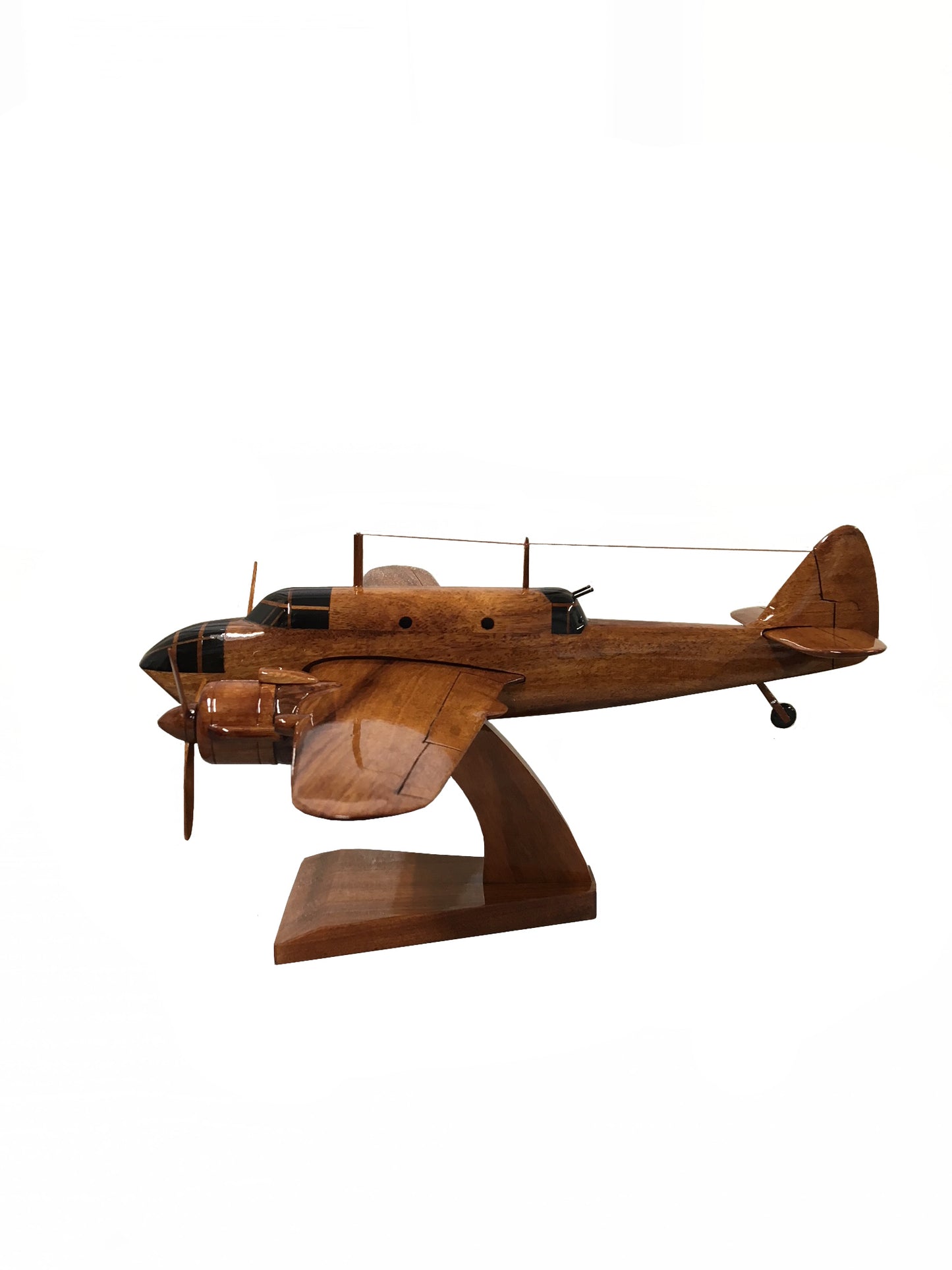 Bristol Beaufort Type 152 - RAF Coastal Command RAAF Fleet Air Arm Torpedo Bomber Military Aircraft Wooden Desktop Model