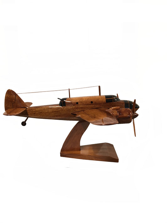 Bristol Beaufort Type 152 - RAF Coastal Command RAAF Fleet Air Arm Torpedo Bomber Military Aircraft Wooden Desktop Model