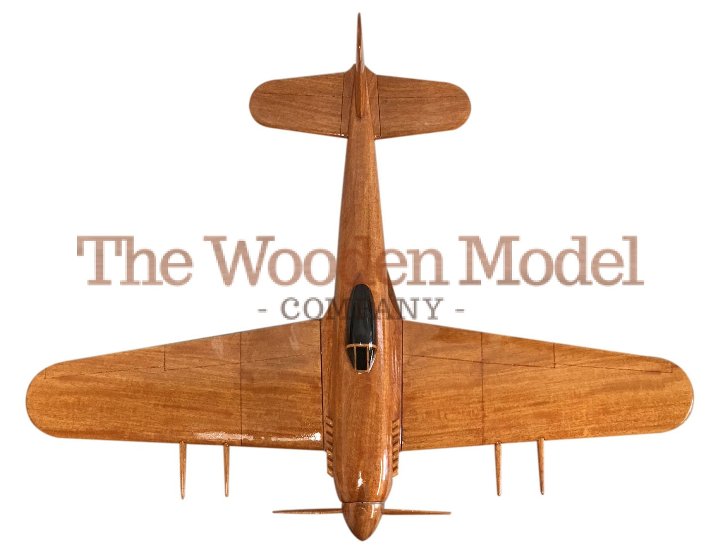 Hawker Typhoon Tiffy RAF RCAF RNZAF World War 11 Fighter Bomber Aircraft Wooden Desktop Model