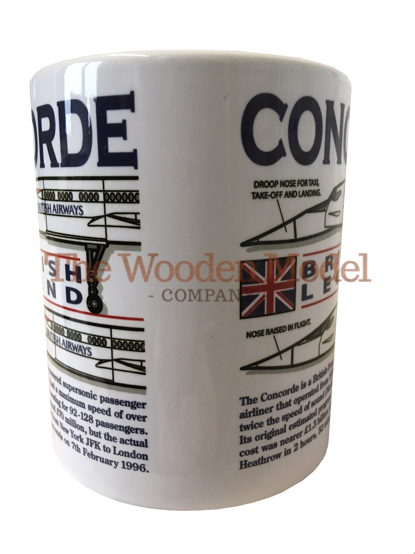 Aerospatiale BAC Concorde Supersonic Passenger Aircraft Mug