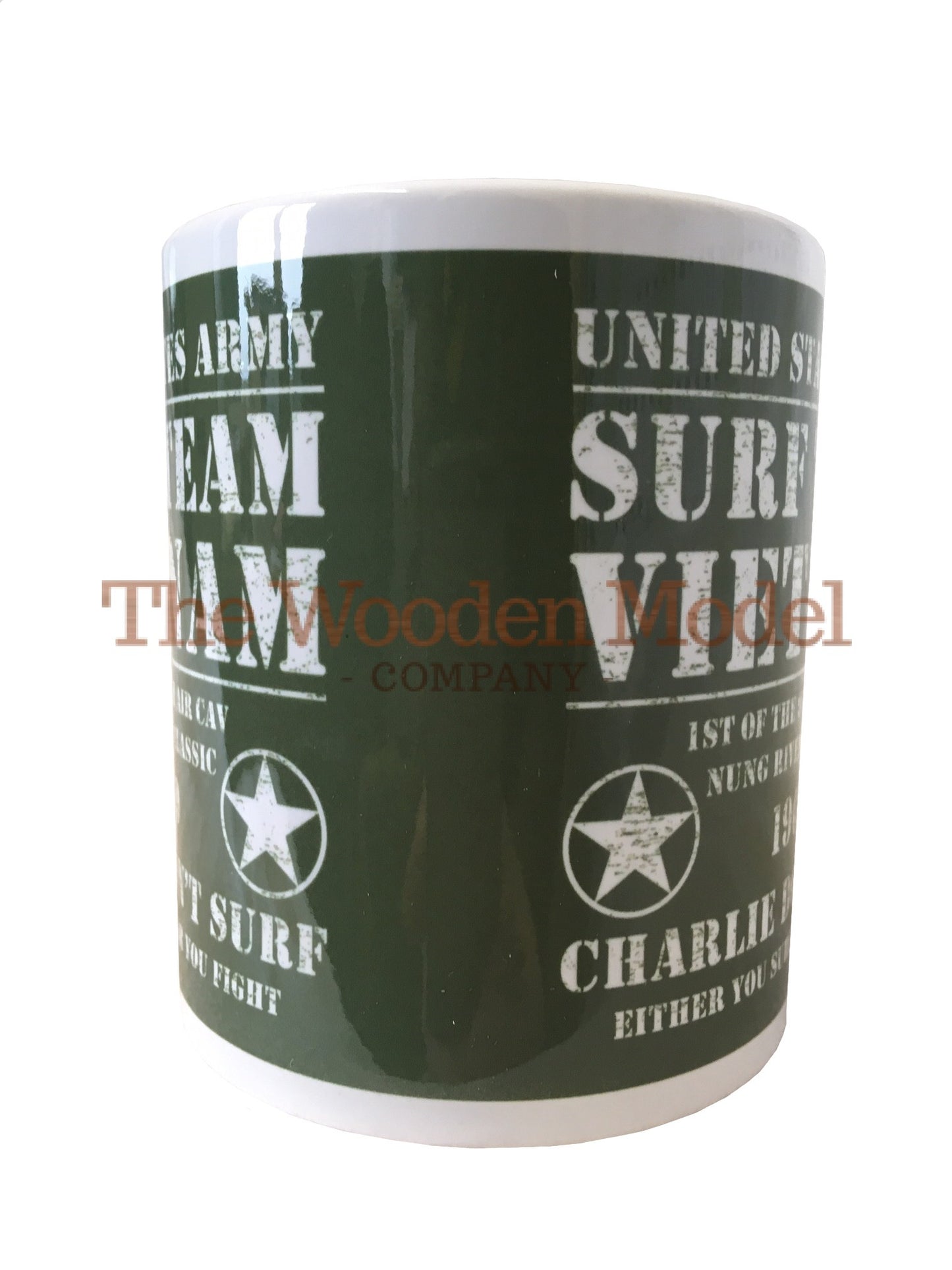 Surf Team Charlie Don t Surf US Army Vietnam War Mug