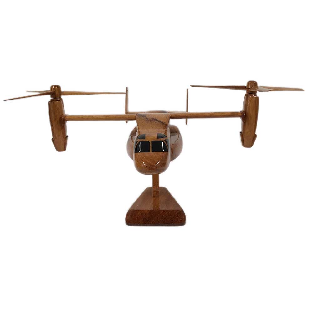 Bell V22 Osprey USAF US Navy US Marine Corps Military Helicopter Wooden Desktop Model