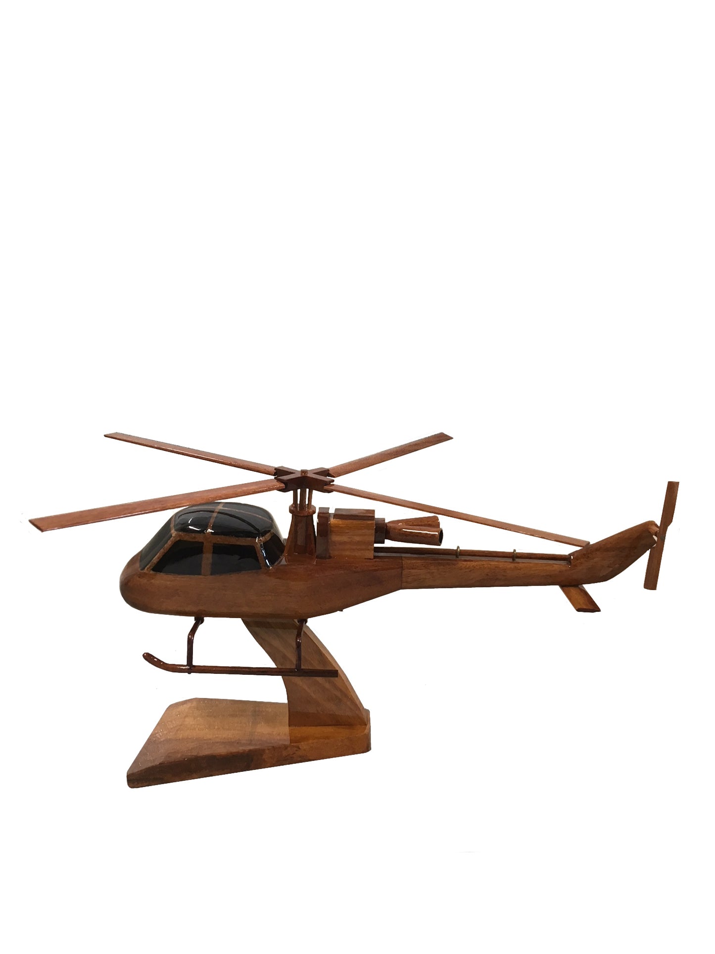 Westland Scout British Army Royal Australian Navy South African Air Force Light General Use Military Helicopter Wooden Desktop Model