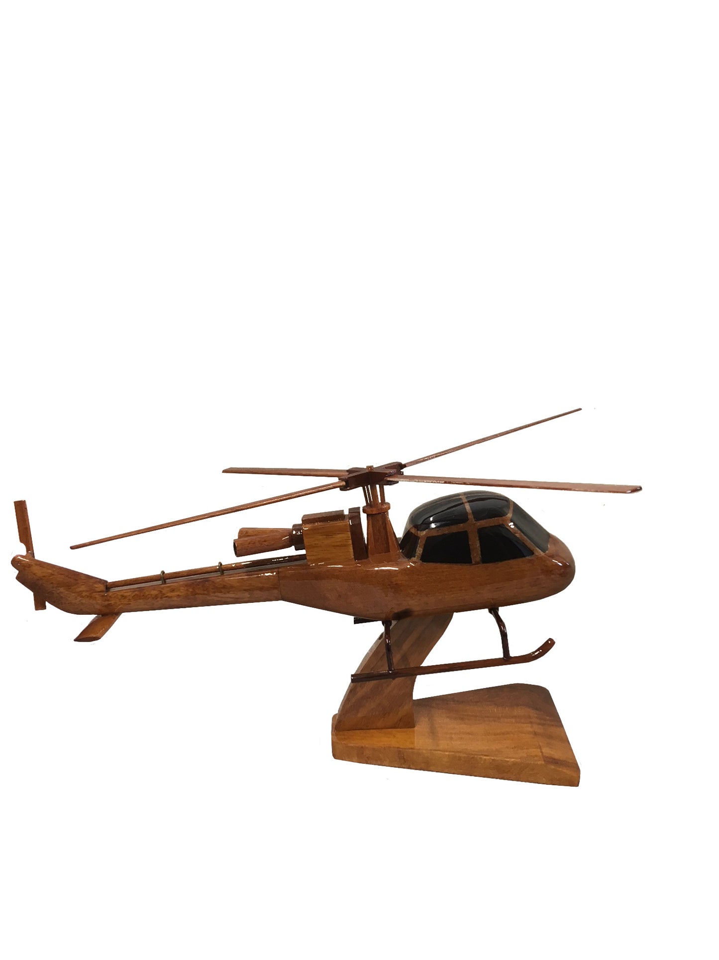 Westland Scout British Army Royal Australian Navy South African Air Force Light General Use Military Helicopter Wooden Desktop Model