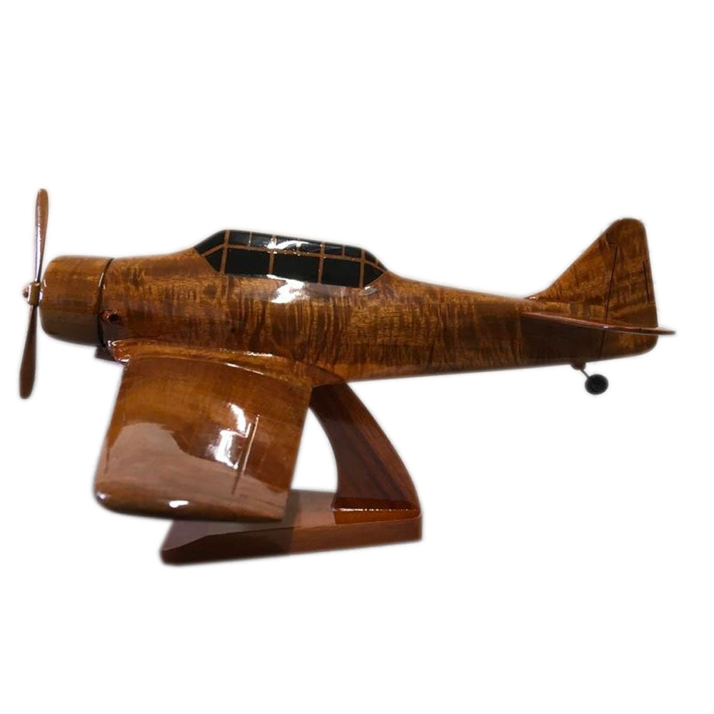 North American Aviation T-6 Texan USAF US Navy RAF RCAF Military Trainer Aircraft Wooden Desktop Model