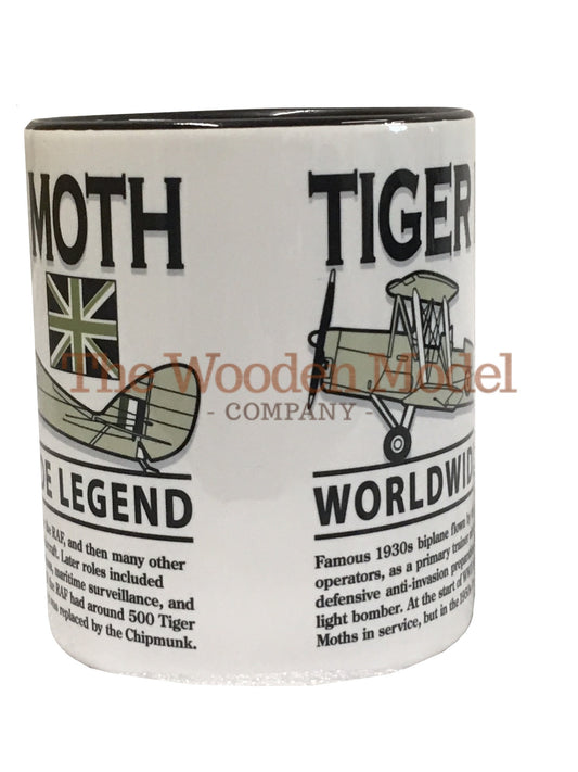 de Havilland DH 82 Tiger Moth RAF CAF RAAF RNZAF Biplane Aircraft Mug