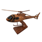 Eurocopter AS350 Écureuil Squirrel Now Airbus Helicopters H125 Light Utility Helicopter Wooden Desktop Model