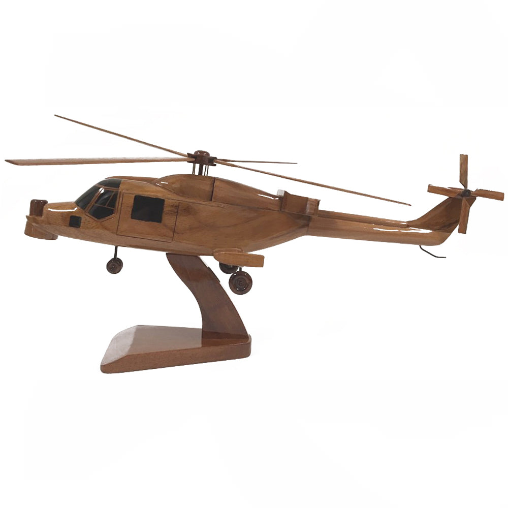Westland Lynx HMA-8 Royal Navy Military Helicopter Desktop Model.