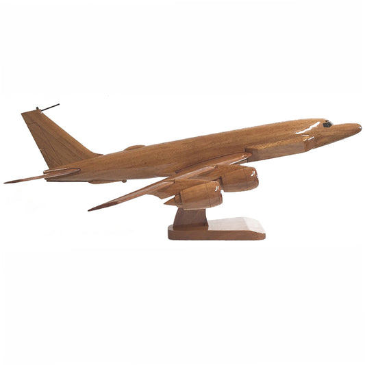 RC 135 Airseeker Rivet Joint Royal Air force United States Air Force Reconnaissance Aircraft Wooden Desktop Model