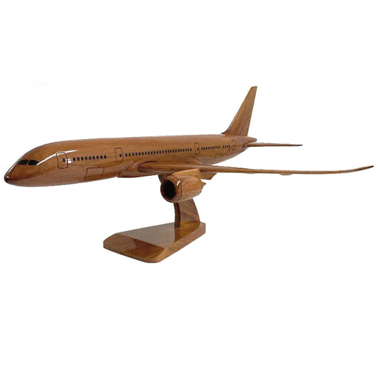 B787 Civilian Passenger Desktop Wooden Desktop Model Aircraft