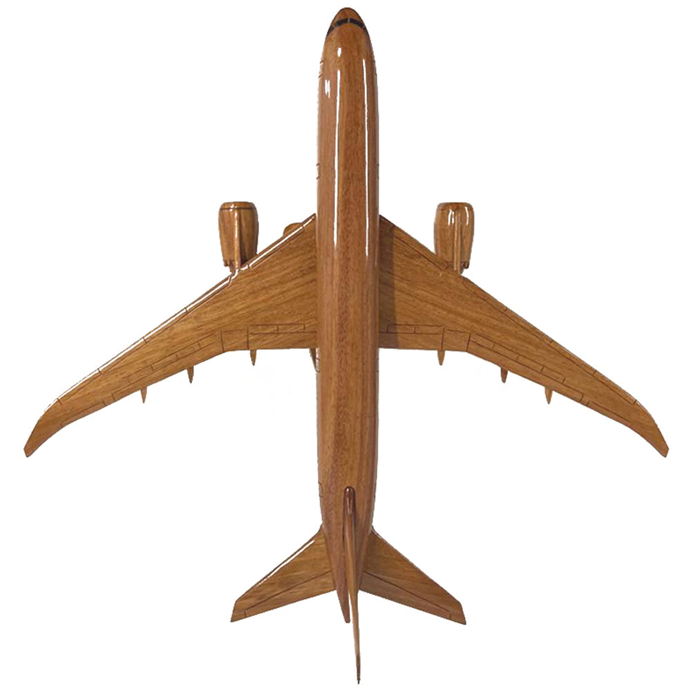 B787 Civilian Passenger Desktop Wooden Desktop Model Aircraft