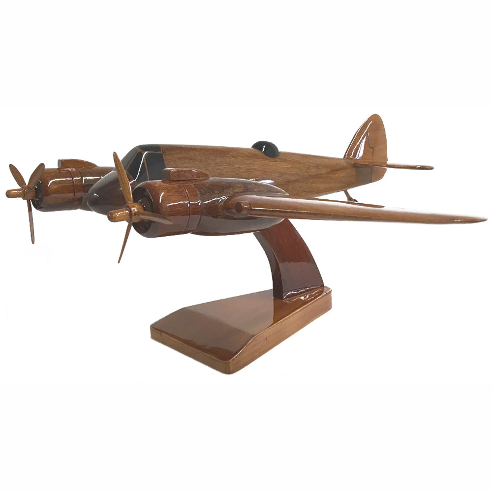 Bristol Type 156 Beaufighter RAF WWII Multirole Fighter Torpedo Bomber Aircraft Military Wooden Desktop Model