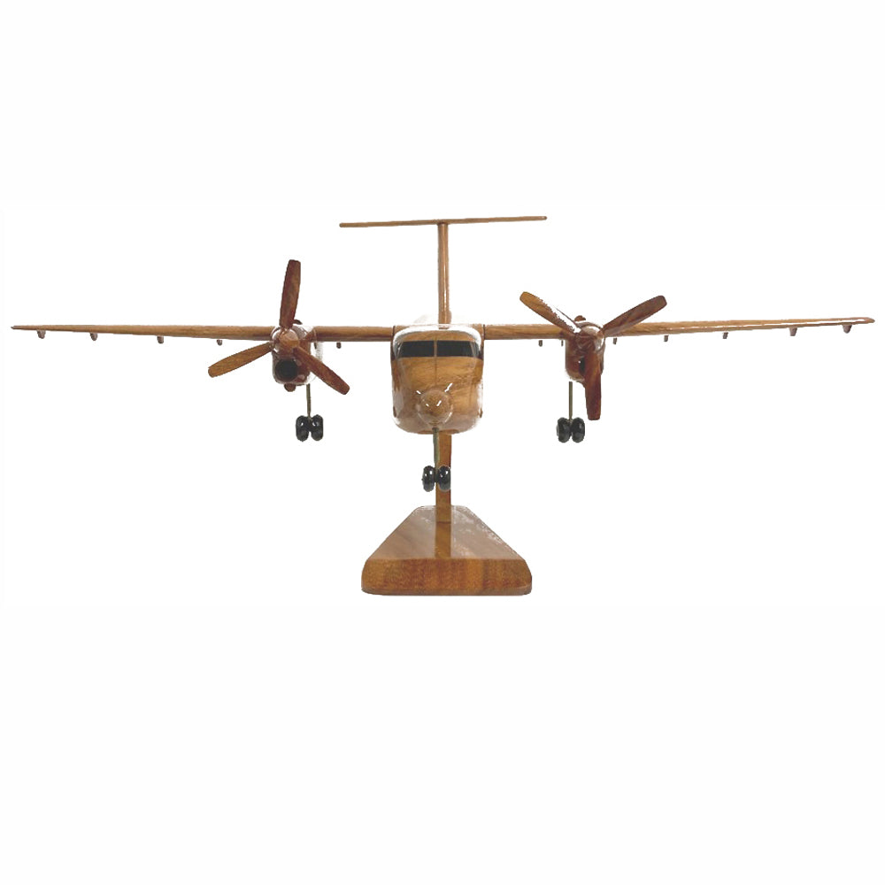 de Havilland Canada DHC-5 Buffalo Rescue And Utility Transport Aircraft Wooden Desktop Model