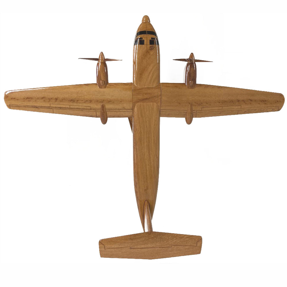 de Havilland Canada DHC-5 Buffalo Rescue And Utility Transport Aircraft Wooden Desktop Model