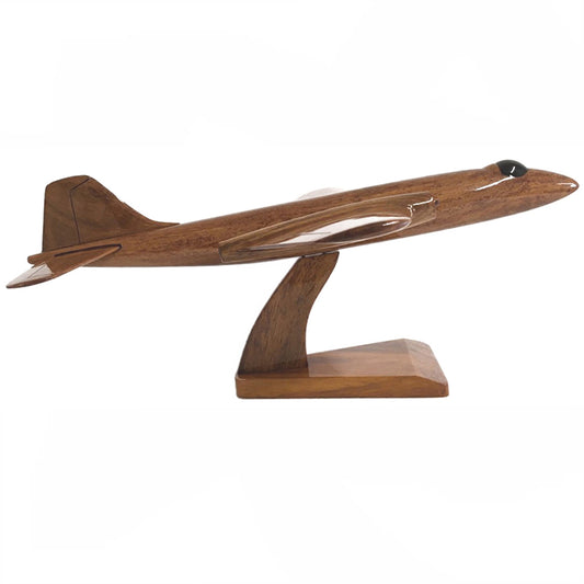 English Electric Canberra Royal Air Force RNAF IAF RAAF Bomber Reconnaissance Military Aircraft Wooden Desktop Model